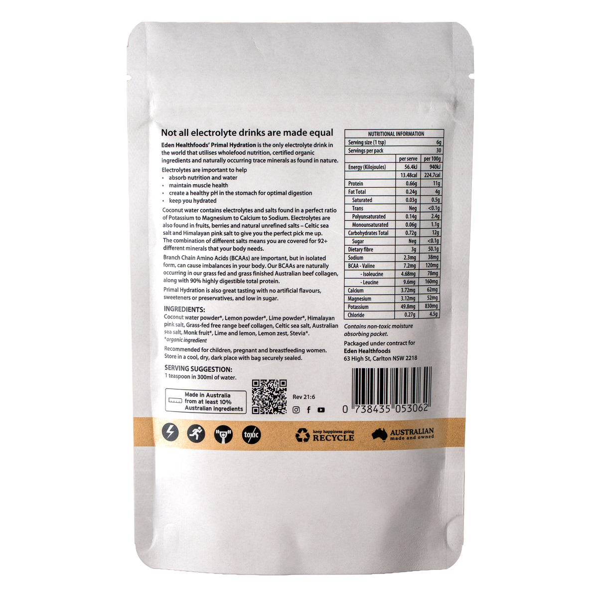 Primal Hydration - Nutrient Dense Hydration